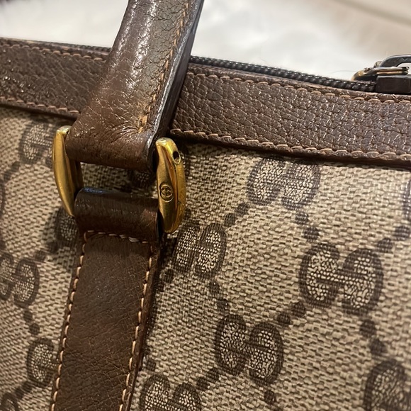 Gucci Supreme GG Vintage Boston Monogram Doctors Bag - Picture 12 of 16